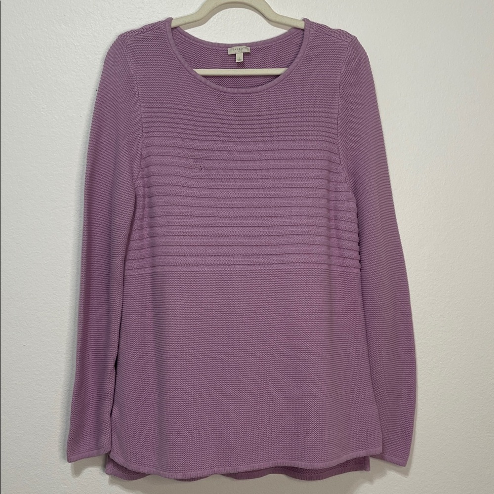 Talbots Cotton Sweater Size Large PTP 20”-22”